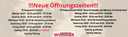 neue Öffnungszeit